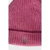 Pink wool hat