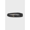 Black embossed belt