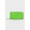 Green leather wallet