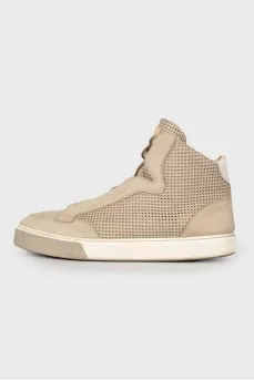 Men's perforated sneakers