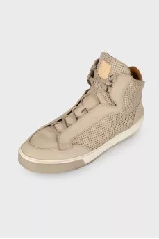 Men's perforated sneakers