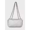 Precious Symbols Flap Bag Embossed Leather