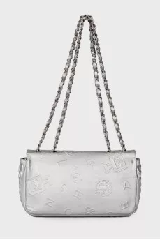 Сумка Precious Symbols Flap Bag Embossed Leather