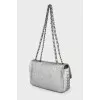 Precious Symbols Flap Bag Embossed Leather