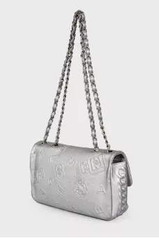 Сумка Precious Symbols Flap Bag Embossed Leather