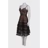 Lace midi dress