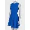 Blue dress with a pattern