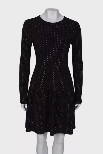 Black dress with glitter