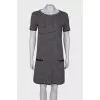 Wool dress with pockets