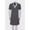 Wool dress with pockets
