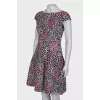 Lurex print dress