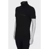 T-shirt with double collar