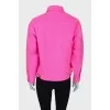 Hot pink denim jacket