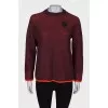 Two tone straight jumper