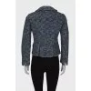 Cropped tweed jacket