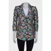 Jacket in floral print