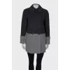 Wool coat with pockets