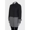 Wool coat with pockets