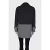 Wool coat with pockets