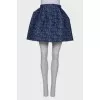 Skirt with 3D pattern