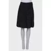 Black skirt with lace
