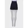 Navy striped shorts