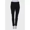 Black straight fit jeans