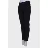 Black straight fit jeans