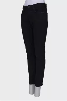 Black straight fit jeans