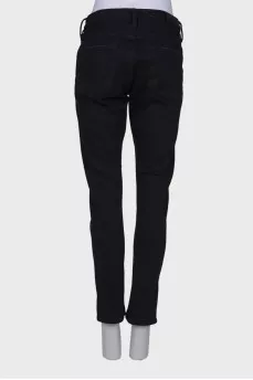 Black straight fit jeans