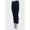 Navy blue high rise jeans