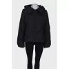 Cropped black jacket
