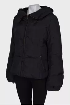Cropped black jacket