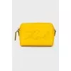 Yellow leather bag