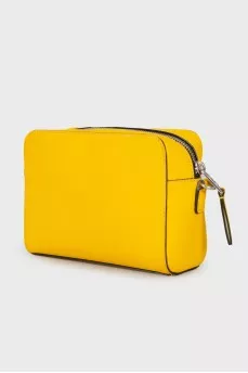 Yellow leather bag