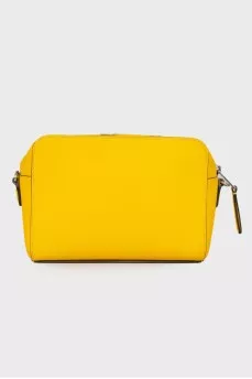 Yellow leather bag