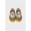 Children's leather slip-ons