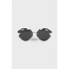 Sunglasses with metal temples