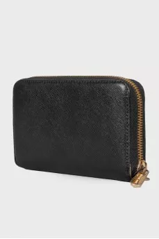 Black leather wallet