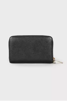 Black leather wallet