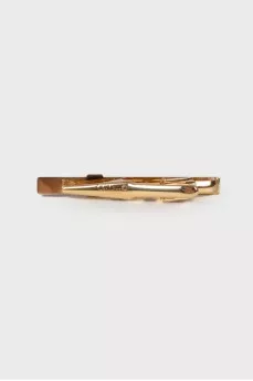 Golden tie clip