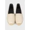 Espadrilles with embroidered brand logo