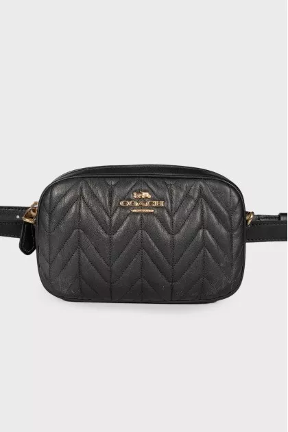 Quilted leather bag