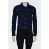 Navy denim jacket changeclear