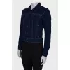 Navy denim jacket changeclear