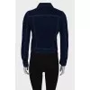 Navy denim jacket changeclear