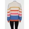 Knitted striped sweater