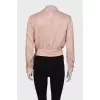 Wrap pink blouse
