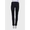Navy blue low rise jeans