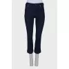 Navy blue straight fit jeans